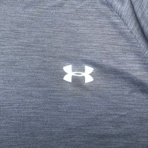 Under Armour Mens Grey Hoodie pullover Size XL Heat Gear Athletic Running - Picture 3 of 5